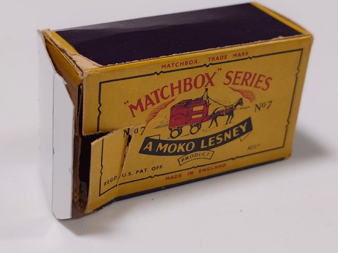 ミニカー MATCHBOX No.7 Horse Drawn Milk Float