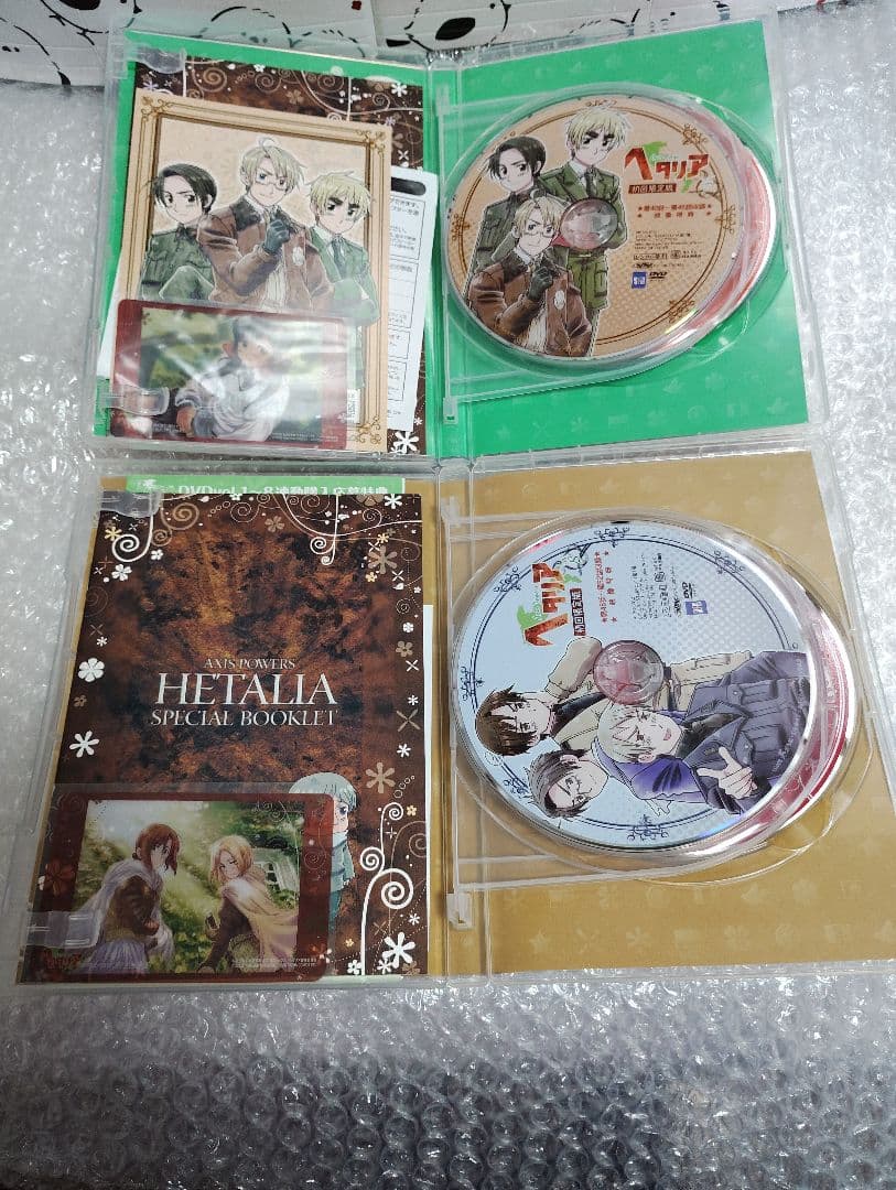 値下 ヘタリア Axis Powers 全8巻 初回限定版 FanDiscDVD