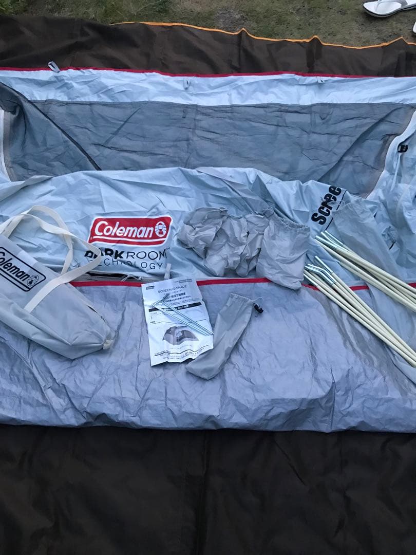 Colemanコールマン スクリーン　IGシェード + DARKROOM テント