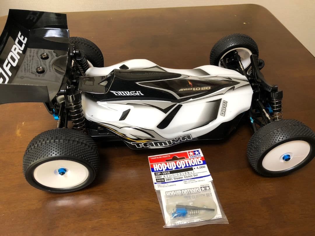 DB01ドゥルガ　未走行　ESCモーターサーボ 新品スリッパークラッチ付