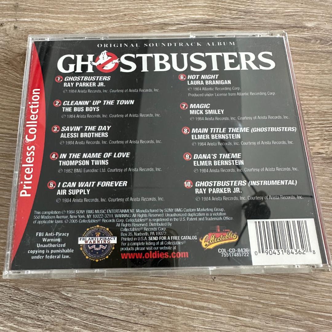 ゴーストバスターズプライスレスコレクション サウンドトラック 輸入盤 CD