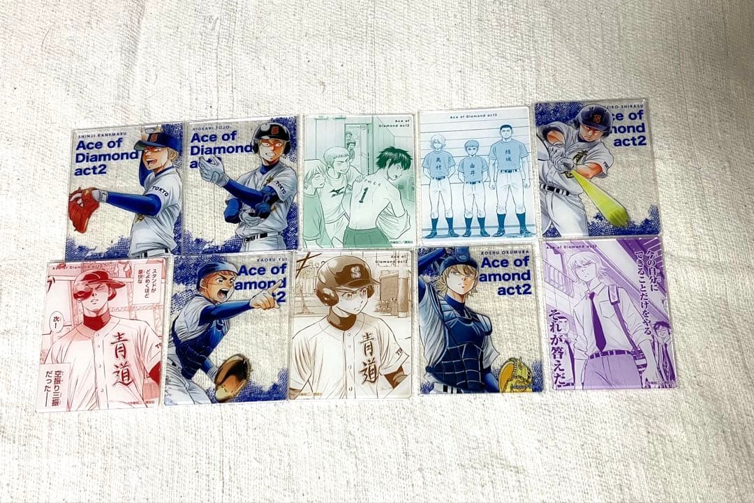 ダイヤのA アクリルカード 58枚まとめ売り