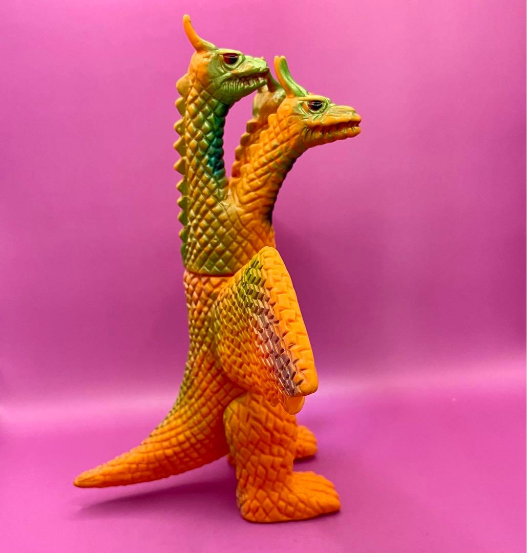 キングギドラ ブルマァク ソフビ人形当時物オリジナル昭和レトロスタンダードサイズ