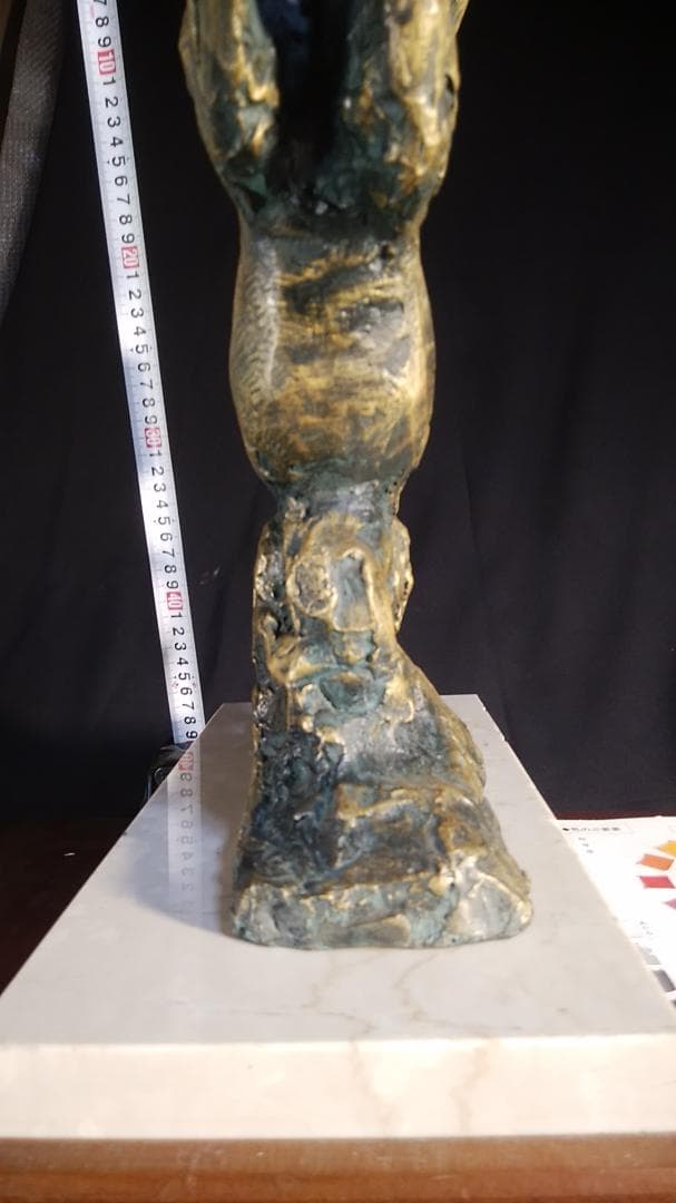 ブロンズ像 西望「春風」ペガサス天馬 高3４c重６kg/彫刻銅像/干支/縁起物