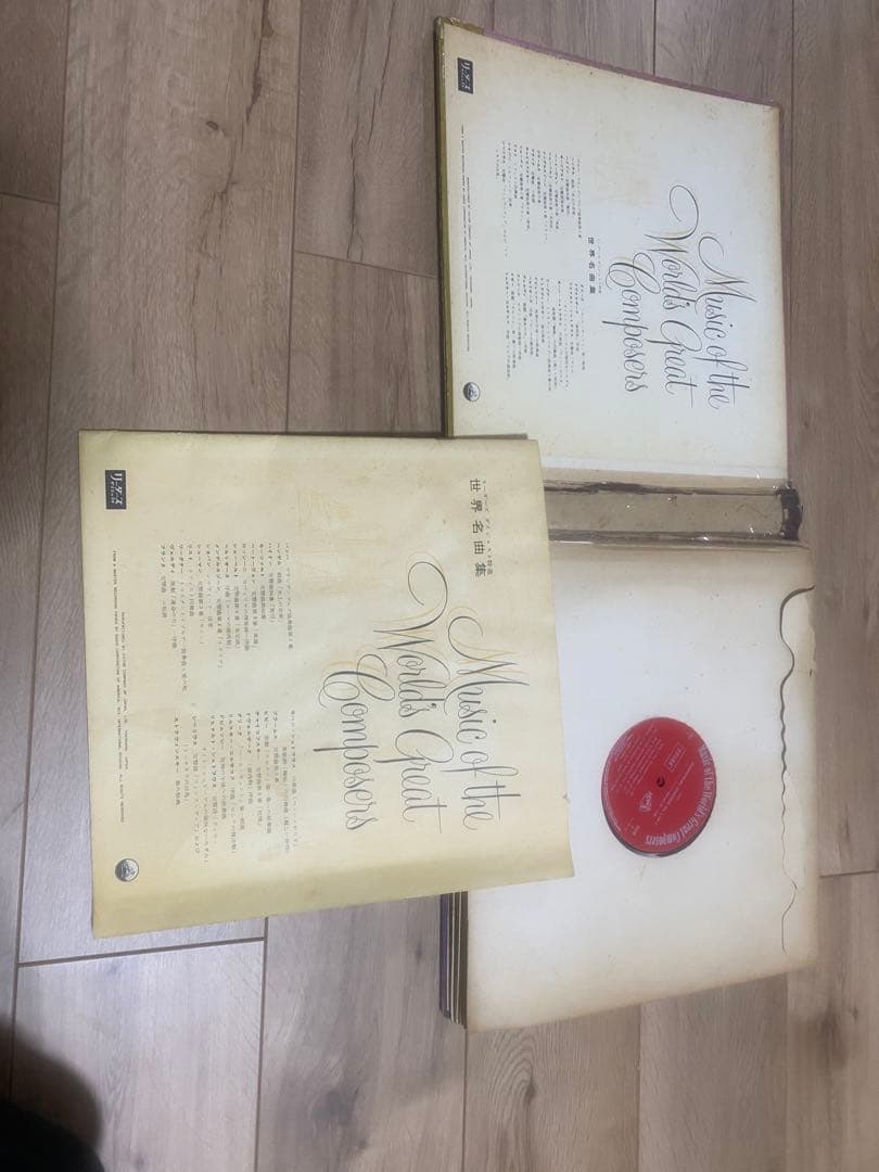 クラシック LPレコード ボックスセット 全100枚＋世界名曲集12枚レコード