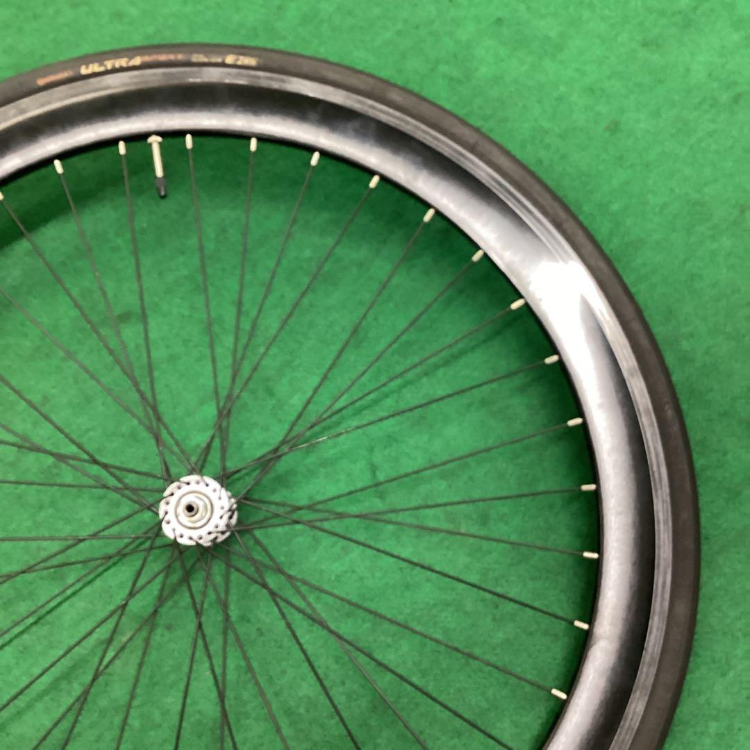 前輪 700x25C タイヤ付 前ホイール 自転車　クイックリリース