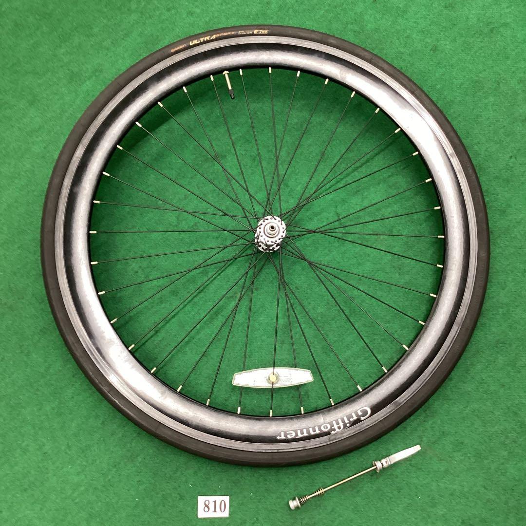 前輪 700x25C タイヤ付 前ホイール 自転車　クイックリリース