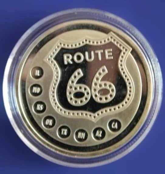 ルート66 1トロイオンス銀メダル