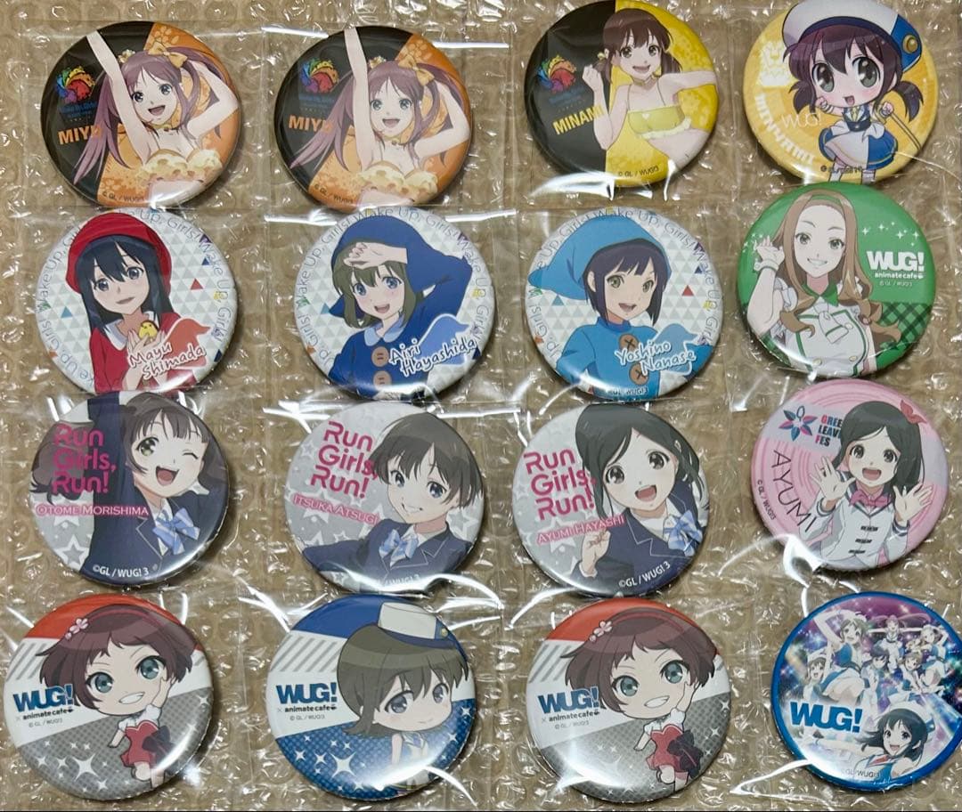 Wake Up. Girls! WUG 缶バッジ　まとめ売り