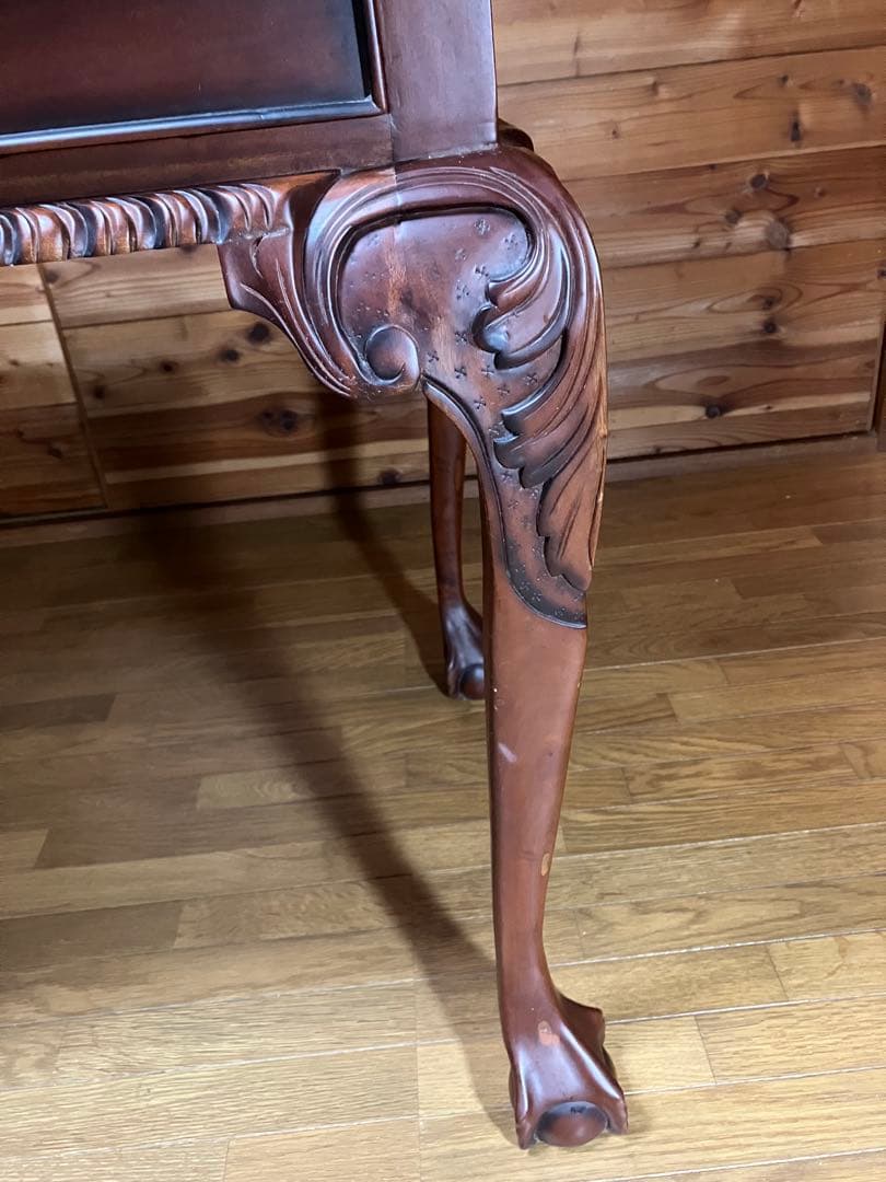 アンティークデスク プレート刻印有り逸品