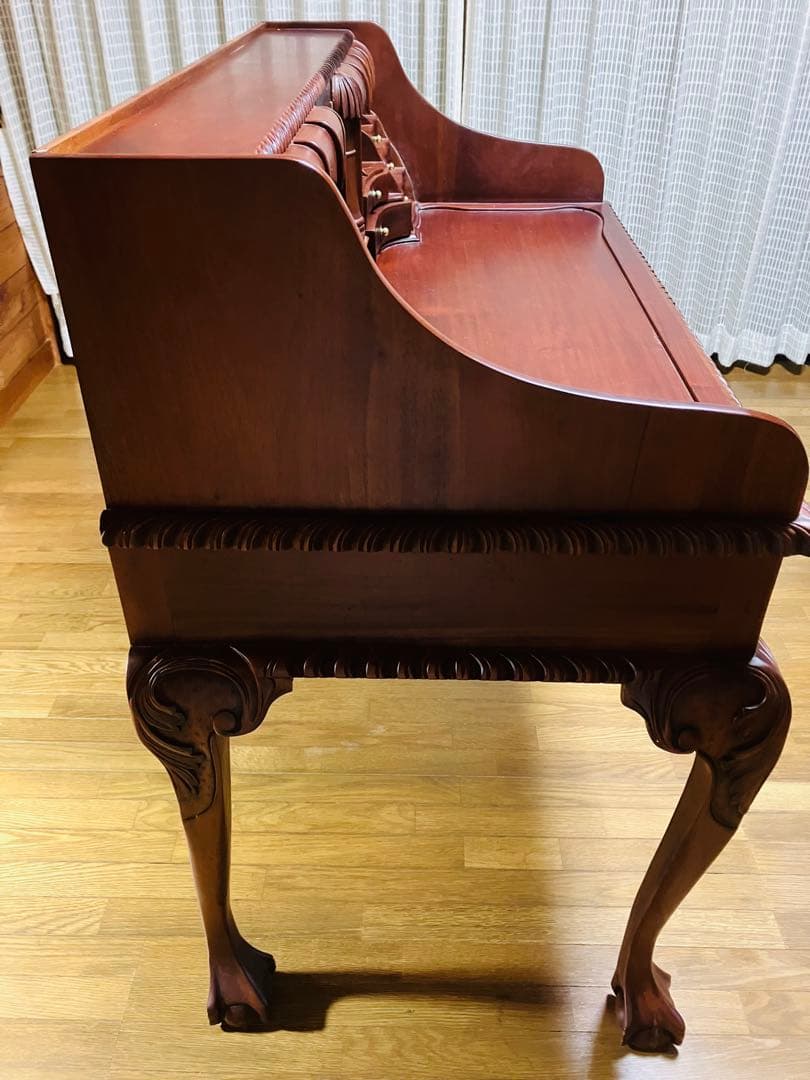 アンティークデスク プレート刻印有り逸品