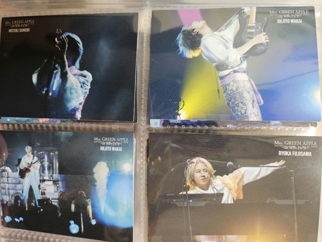 【レア含コンプリート】ミセスホワイトラウンジフォトカード＋ハーモニー若井レア