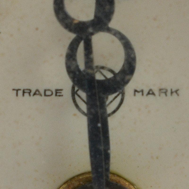 南部鉄器　山京銘　鉄瓶形小型置時計　ジャンク品　M　R5815