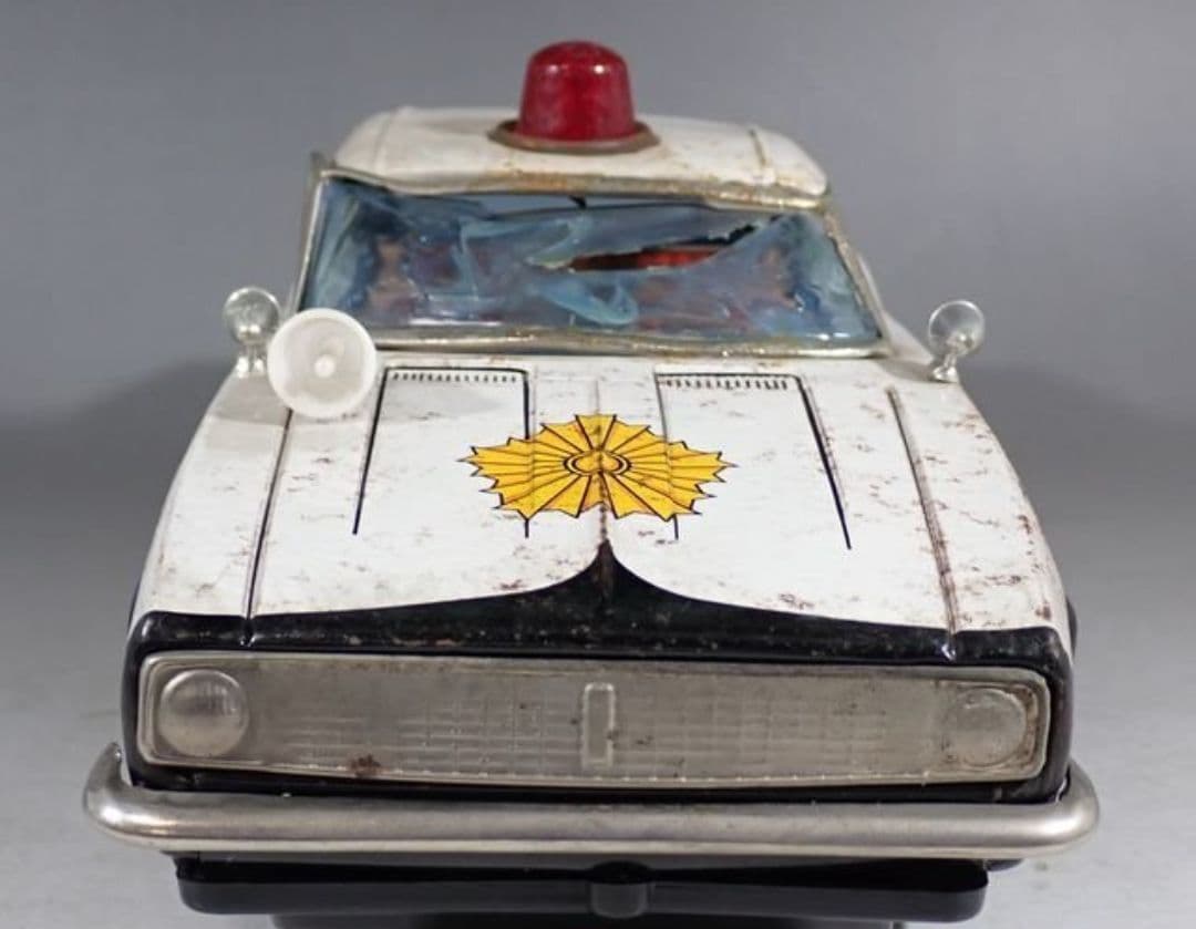 昭和レトロ1960年代 マスダヤ パプパプサイレン警視庁パトロールカー ブリキ