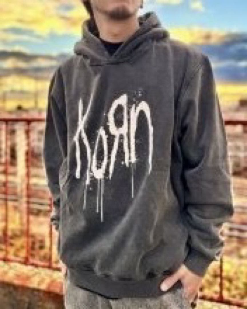 新品未使用 KORN / Still A Freak プルオーバーパーカー M