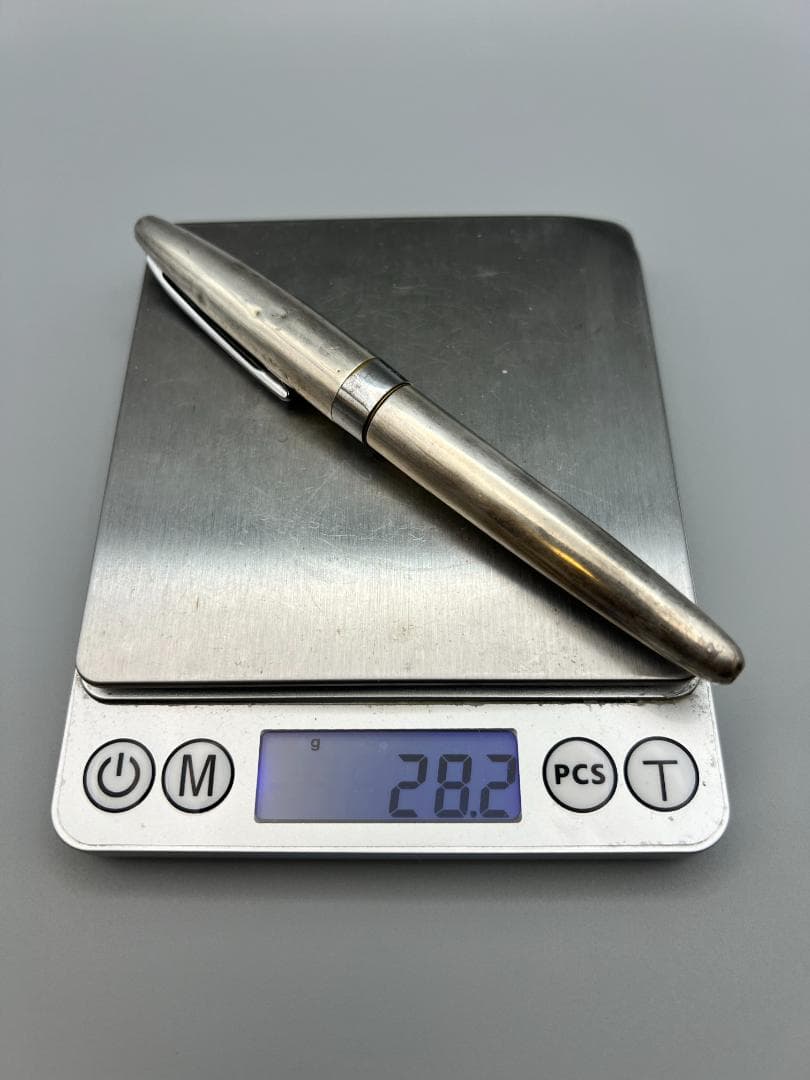 【海】パイロット スターリングシルバー 万年筆 大型ペン先/18K-750