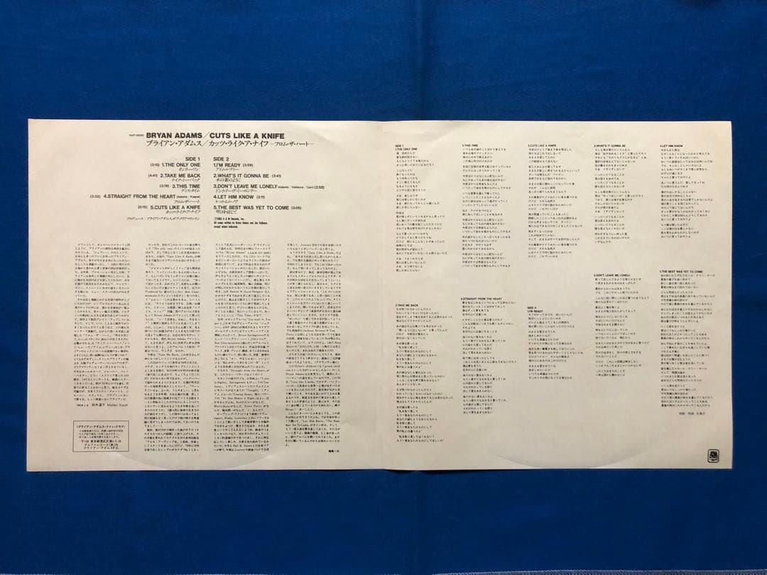 LP♢ブライアン・アダムス♢ AMP-28069♢帯付うg4960w43