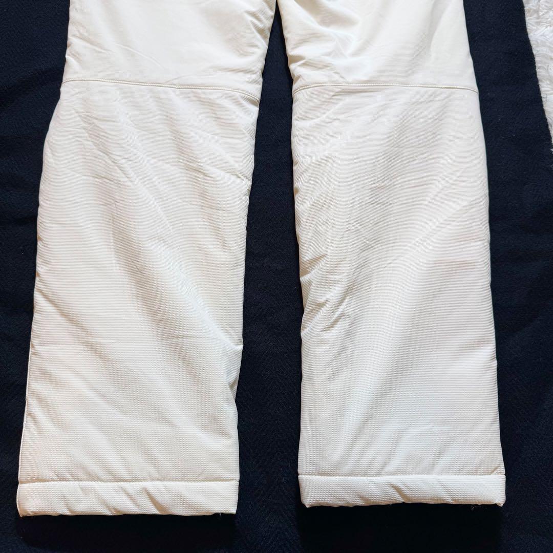 パーリーゲイツ 中綿入り 防寒パンツ リング PGロゴ刺繍付き ホワイト L