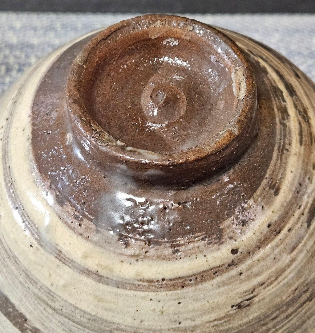 【名碗❗】朝鮮古美術　朝鮮古陶磁　韓国古陶磁器　李朝花三島　刷毛目　茶碗　茶道具