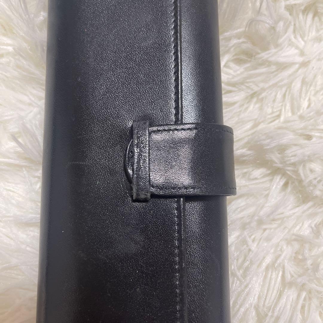 モンブラン　MontBlanc 折り畳みペンケース　ペンケース　黒　革　ビジネス