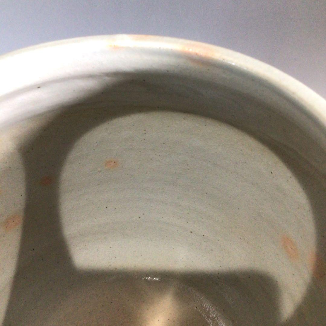 Ｐ６８８　水指　『平安　陶楽造』『御本手三島』『耳付水指』　共箱　茶道具