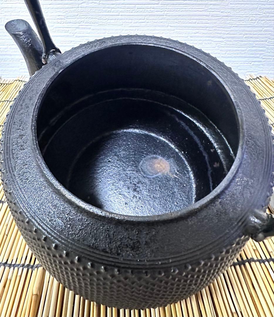 未使用、長期保管品　南部伝統工芸士 及川寛治作真作保証　九重形１５型アラレ