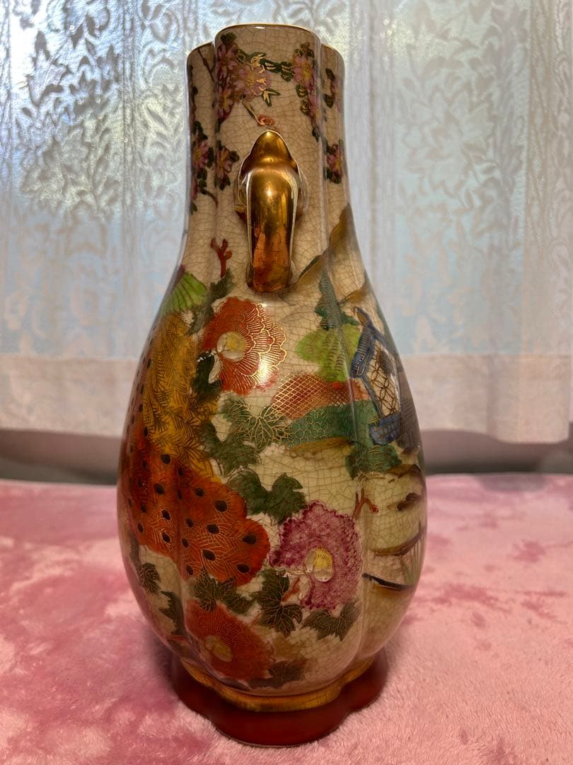 薩摩焼　丸十字紋入(骨董品)