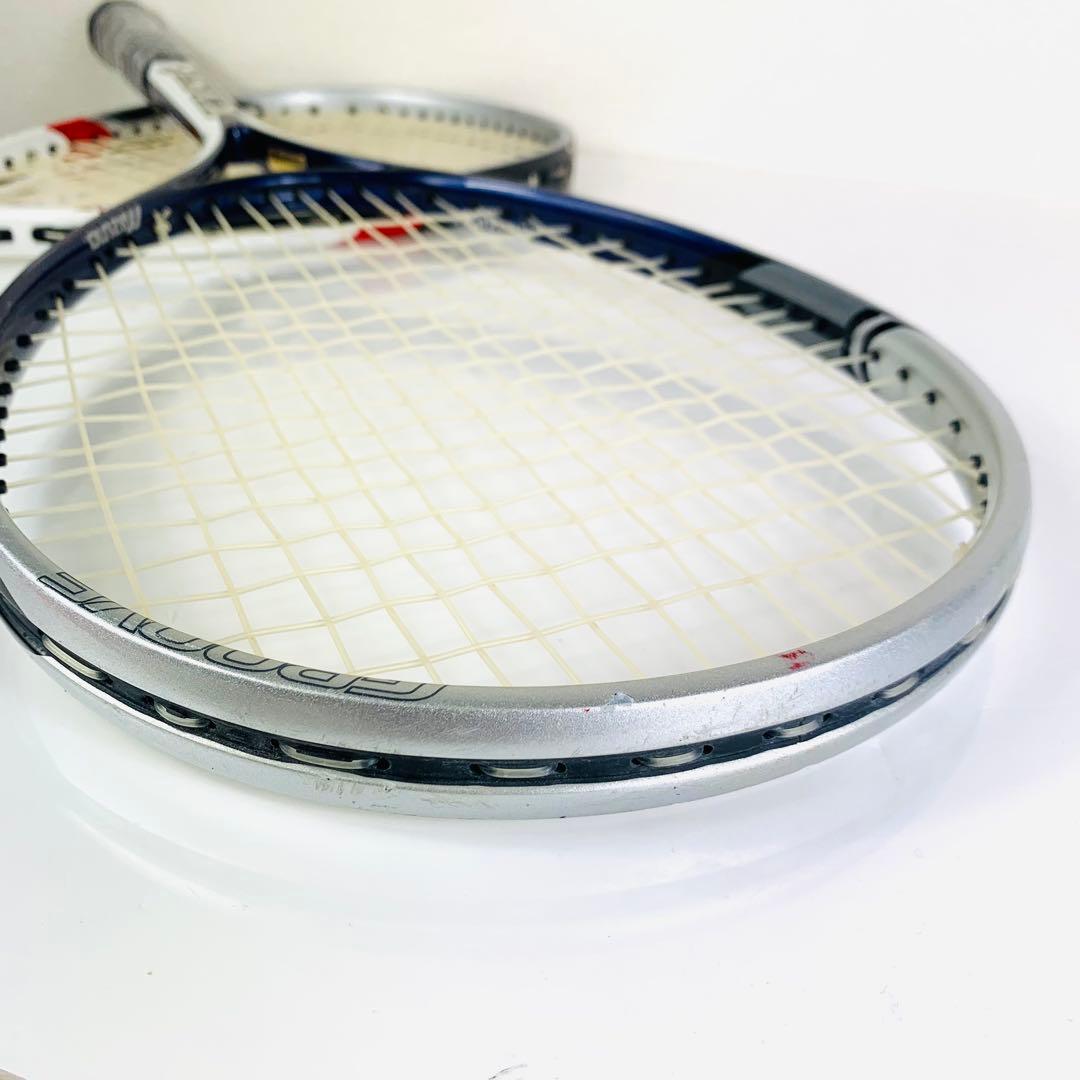 軟式テニスラケット 2本セット｜マッスルパワー7700／xyst ZZ SLO