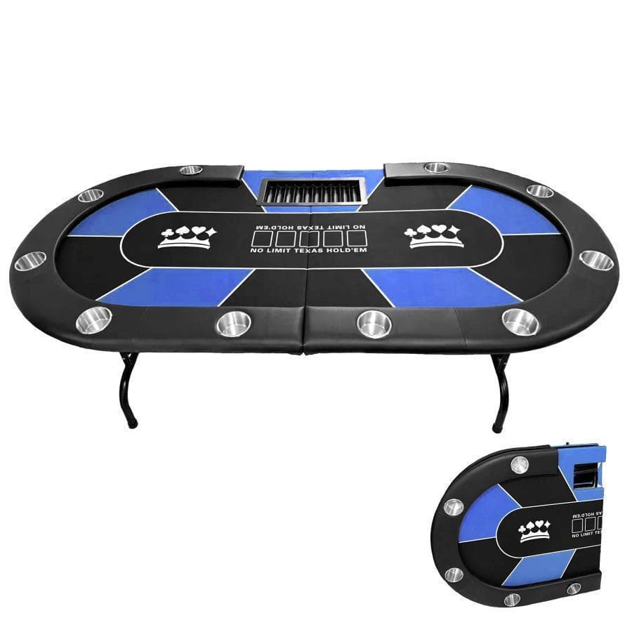 2656新品*ポーカーテーブル10人対応カジノ チップラック ドリンクホルダー