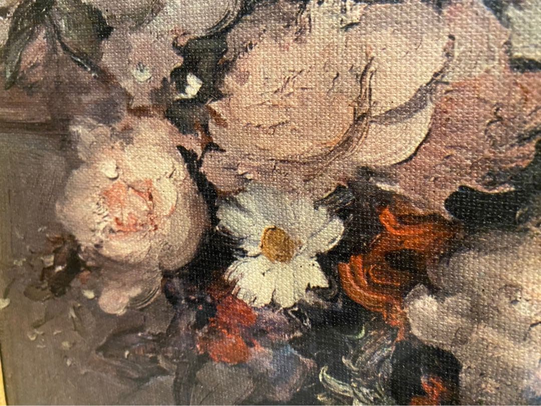 マルセルディフ Marcel Dyf シャクヤクとバラ 額縁 インテリア