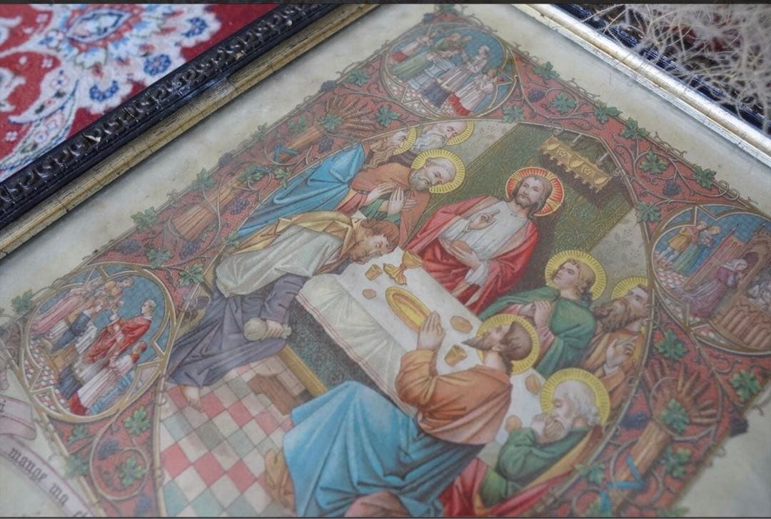 アンティーク絵画ヴィンテージ　古道具　蚤の市