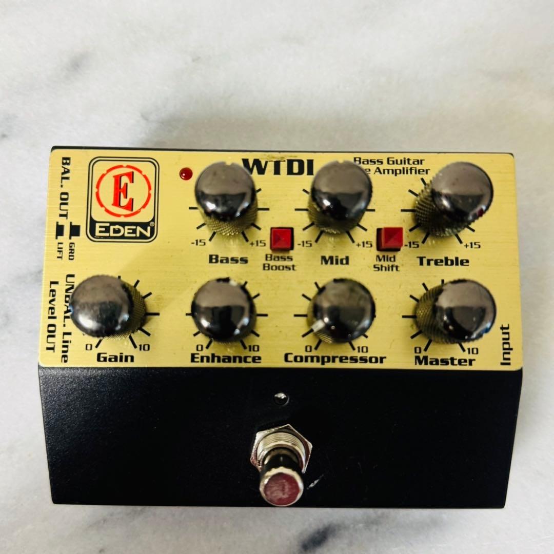 C96美品✨ EDEN WTDI プリアンプ ベース用 楽器用品