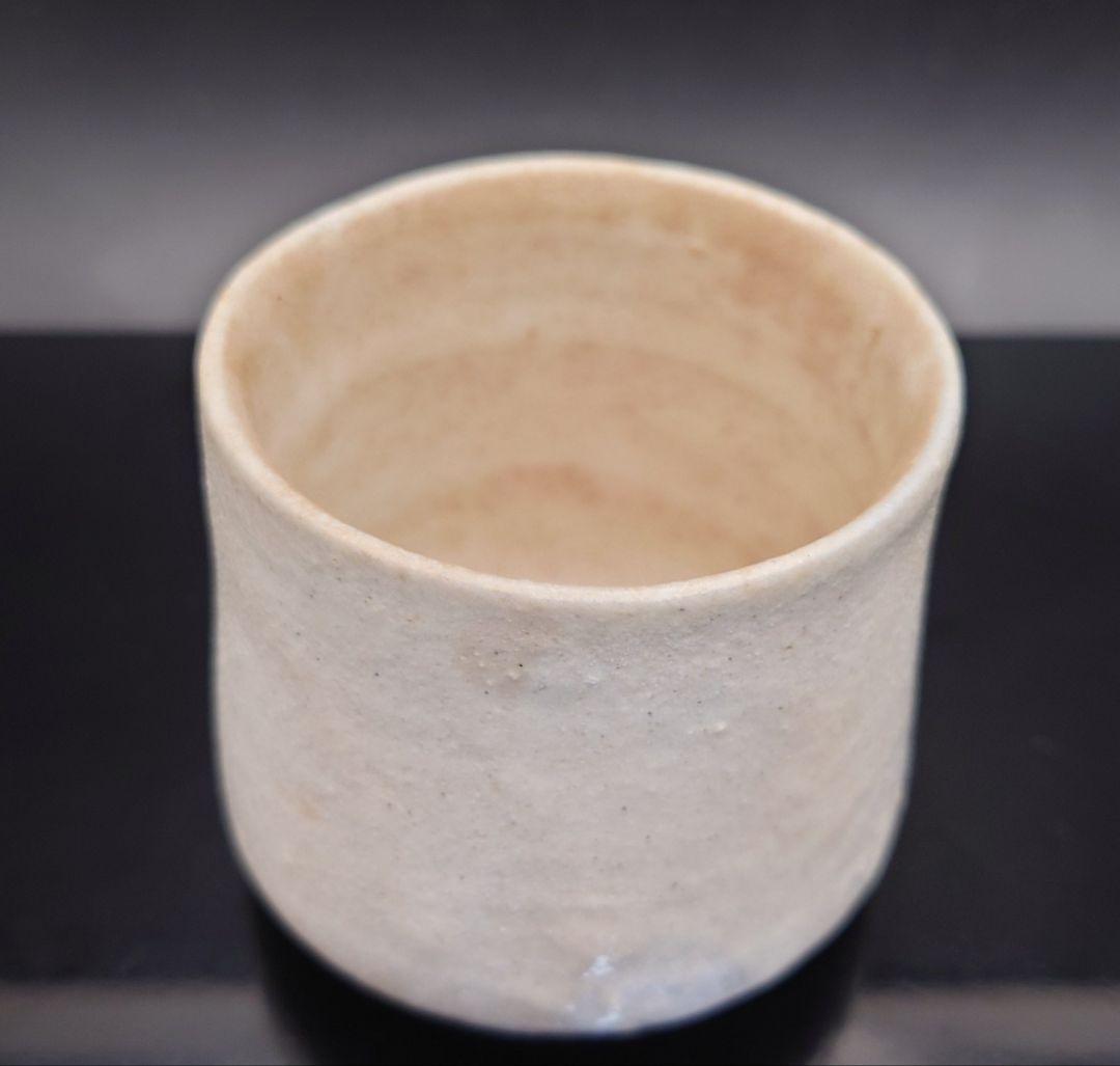 梶原靖元　雲泥杯　粉引　ぐい呑　雲岱里