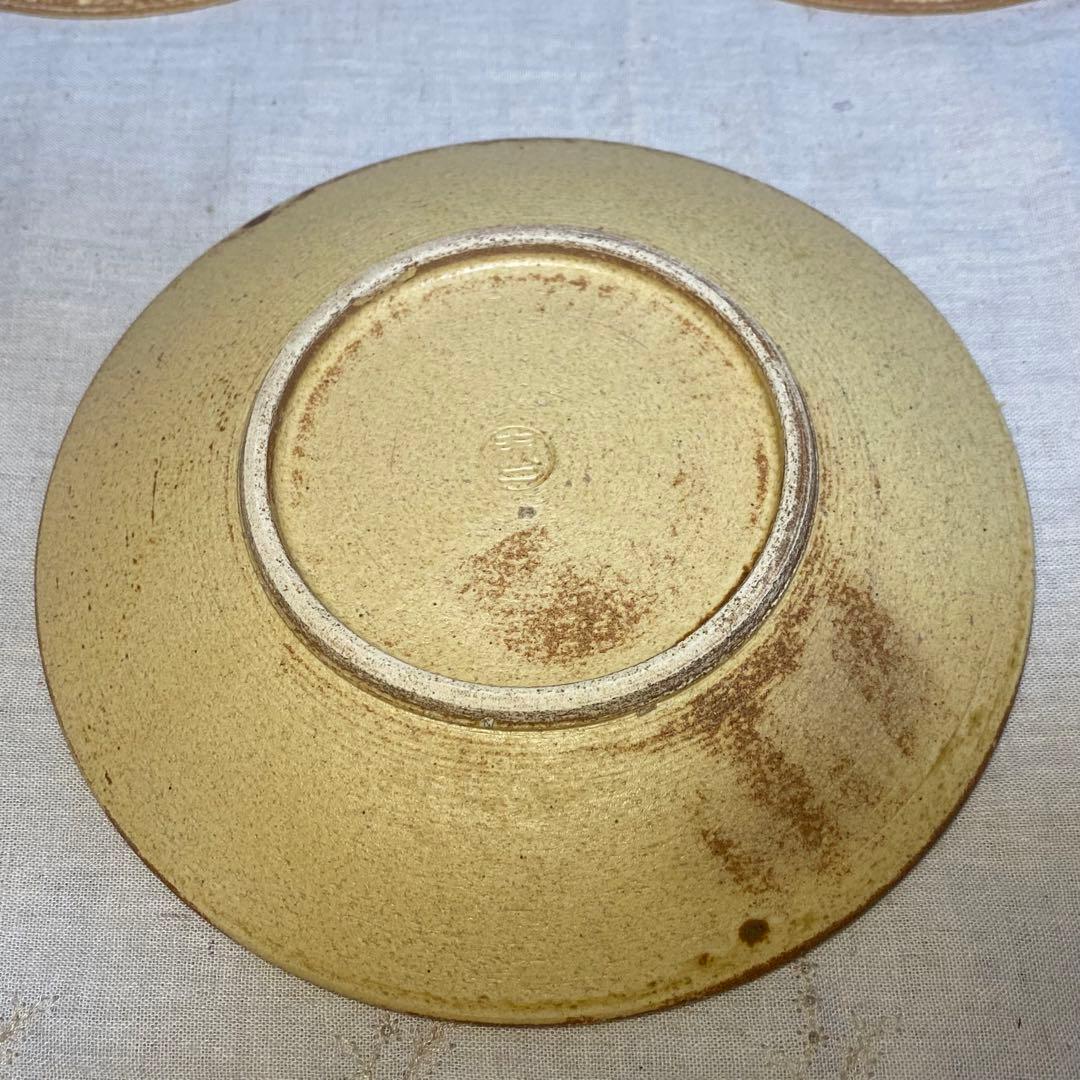 黄瀬戸　瀬戸焼　カップ&ソーサー　コーヒー　紅茶　小川欣二　5客