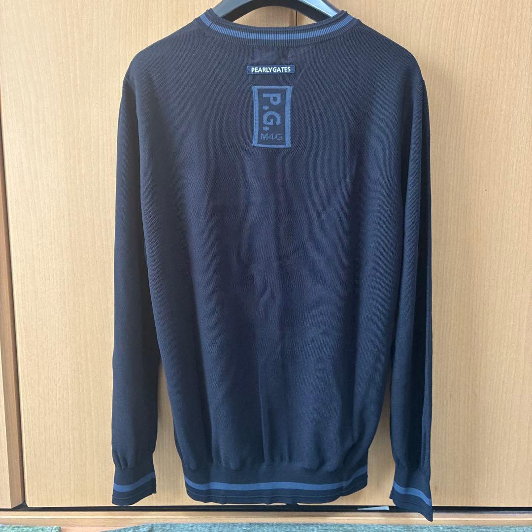 パーリーゲイツ　ゴルフセーター　ニット　ブラック　黒