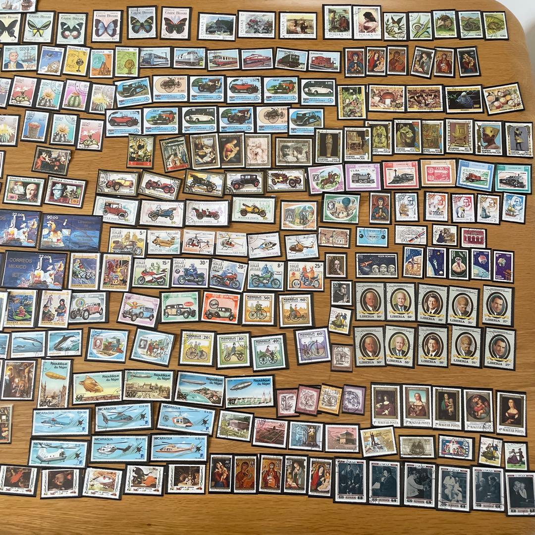 世界の古切手 海外古切手 ヴィンテージ コレクション 希少レアおしゃれ約409枚