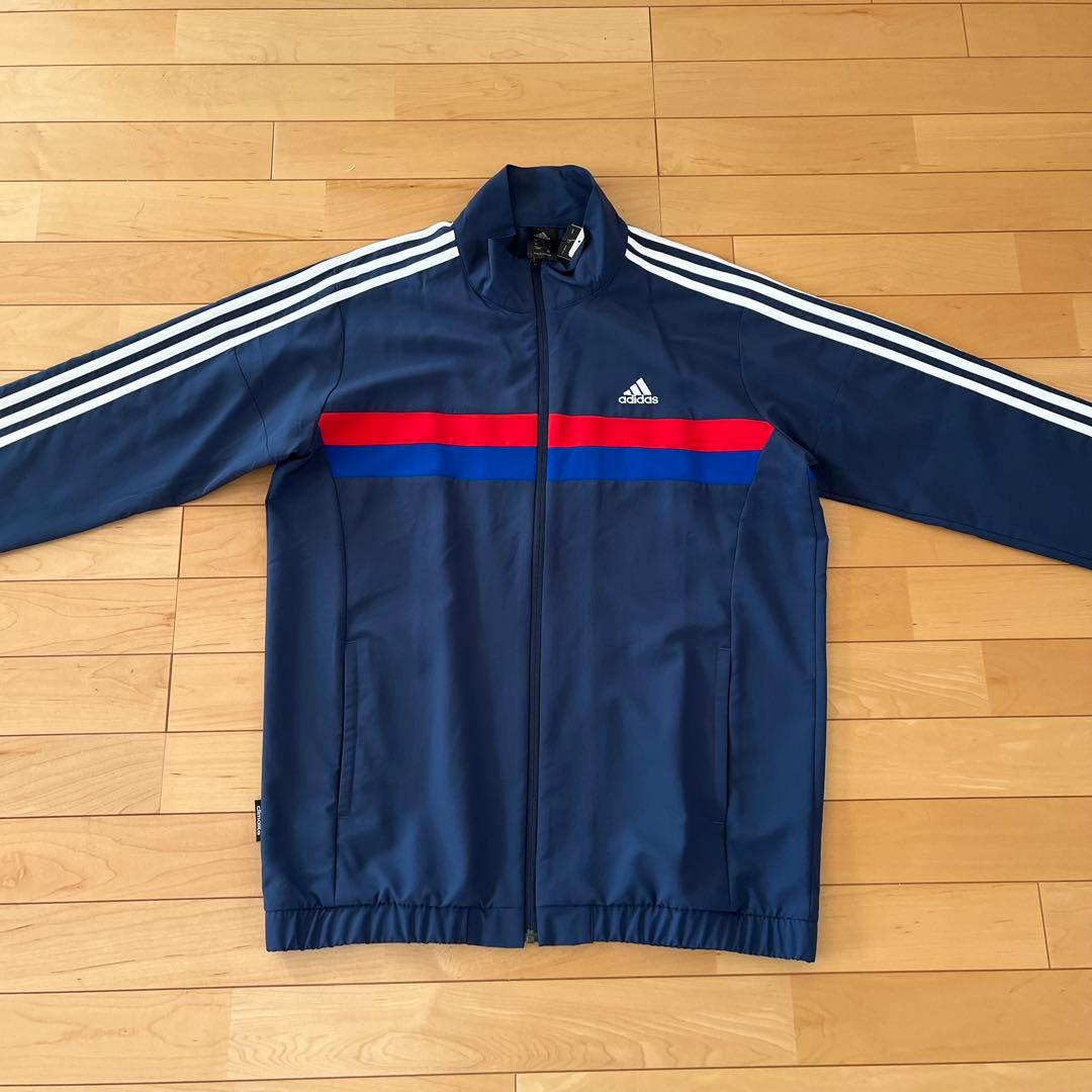 adidas ジャージ上下セット ネイビー/レッド/ホワイト 【XO】