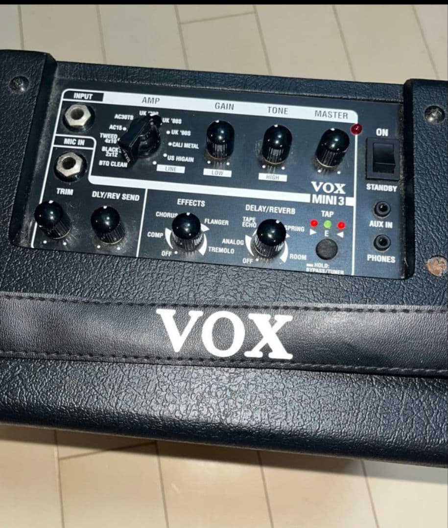 アリアプロIIパープルエレキギターとVOXアンプセット