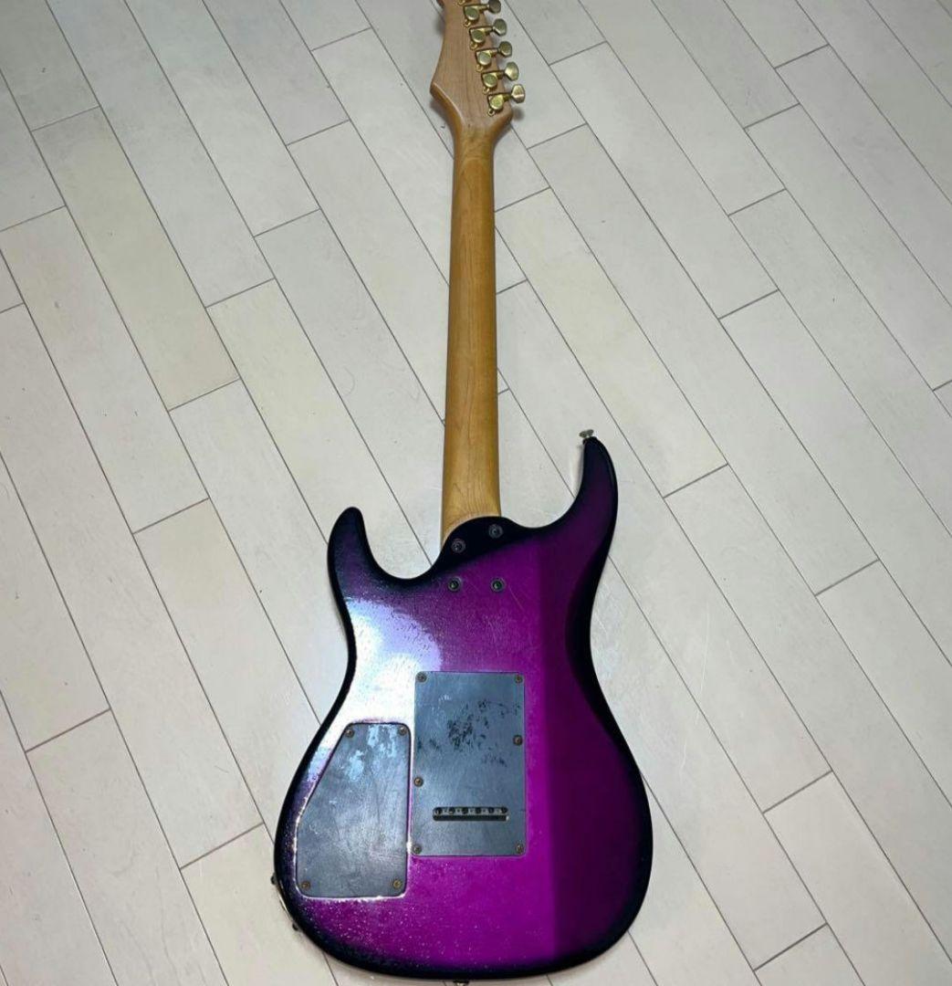 アリアプロIIパープルエレキギターとVOXアンプセット