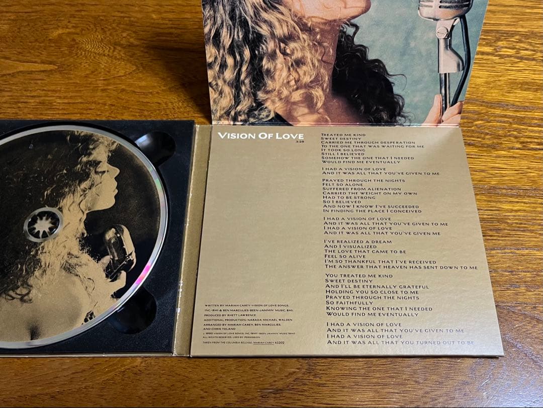 [激レア・海外プロモ盤] マライア・キャリー 「VISION OF LOVE」