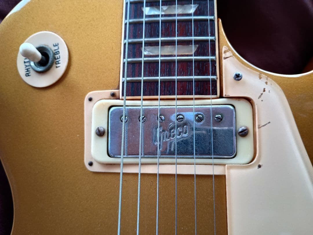 Greco EG-550GS レスポールデラックスタイプ ゴールドトップケース付