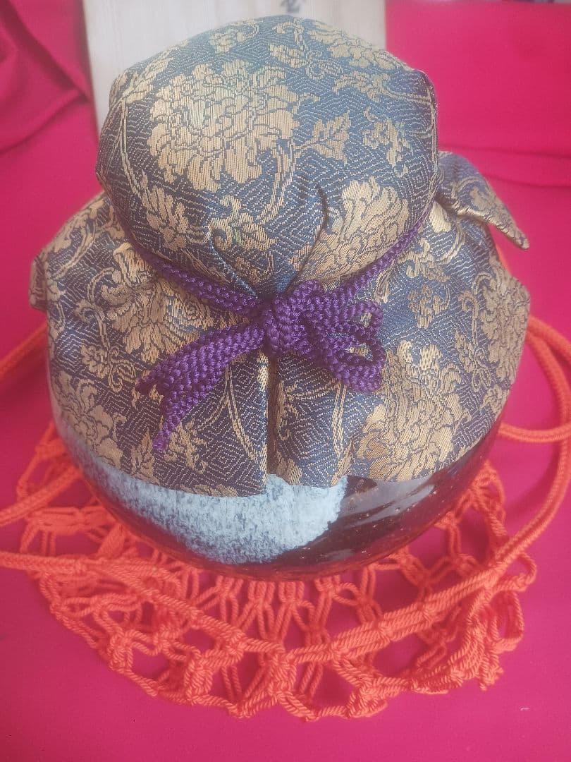 飾壺　高取秞　銘入り　木箱入り　美品