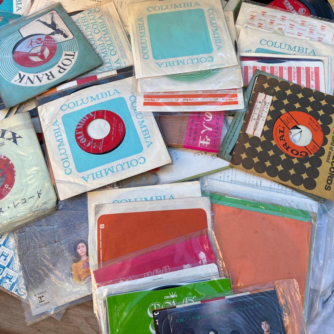 ‼️遺品整理‼️ ビンテージレコードまとめかなりまりますみかん箱ぐらいが1ケースお宝