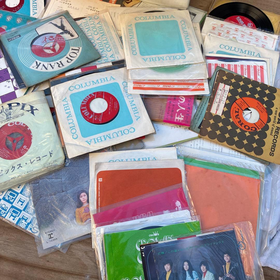 ‼️遺品整理‼️ ビンテージレコードまとめかなりまりますみかん箱ぐらいが1ケースお宝