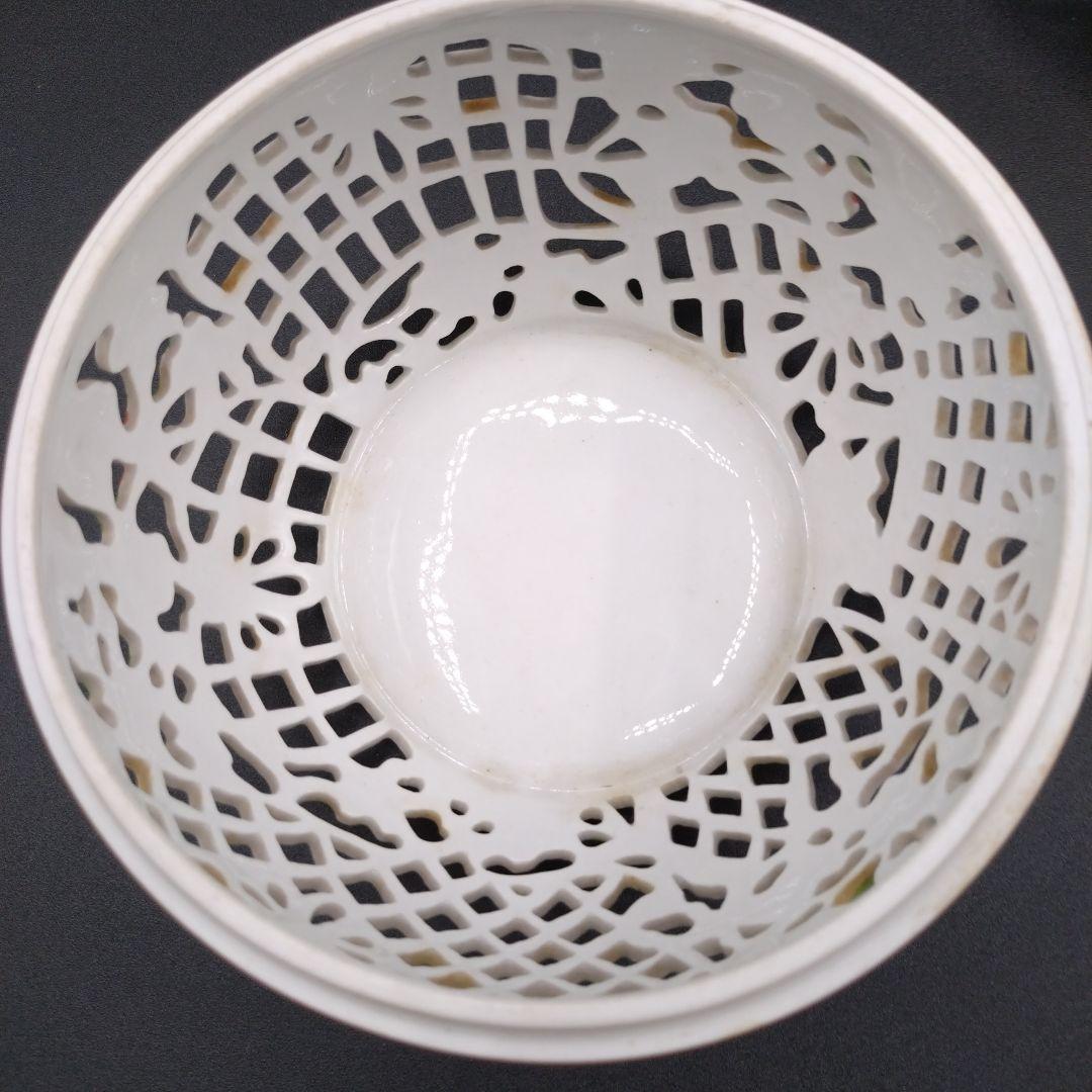 ヘレンド ボンボニール 金彩 透かし オープンワーク