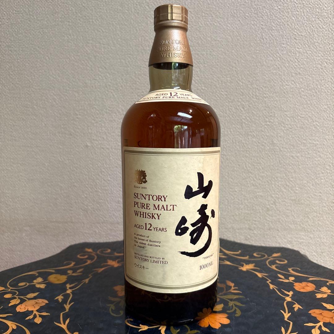 未開封品　サントリー 山崎12年 ピュアモルト1000ml クイーン　希少