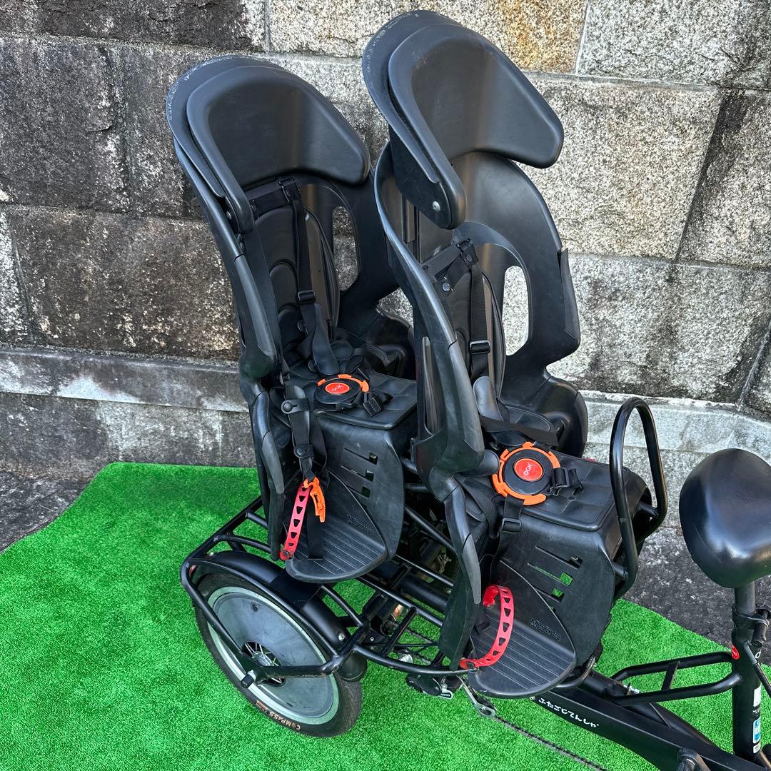 【引き取り限定】OGK ふたごじてんしゃ 動作品 鍵1本付き 管理No.iso※