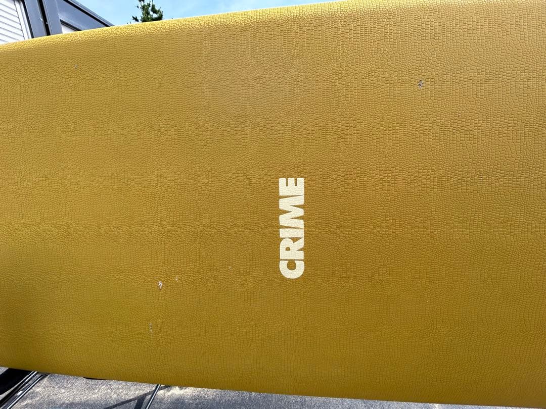 【手渡しのみ】CRIME ロングボード イエロー 10‘1