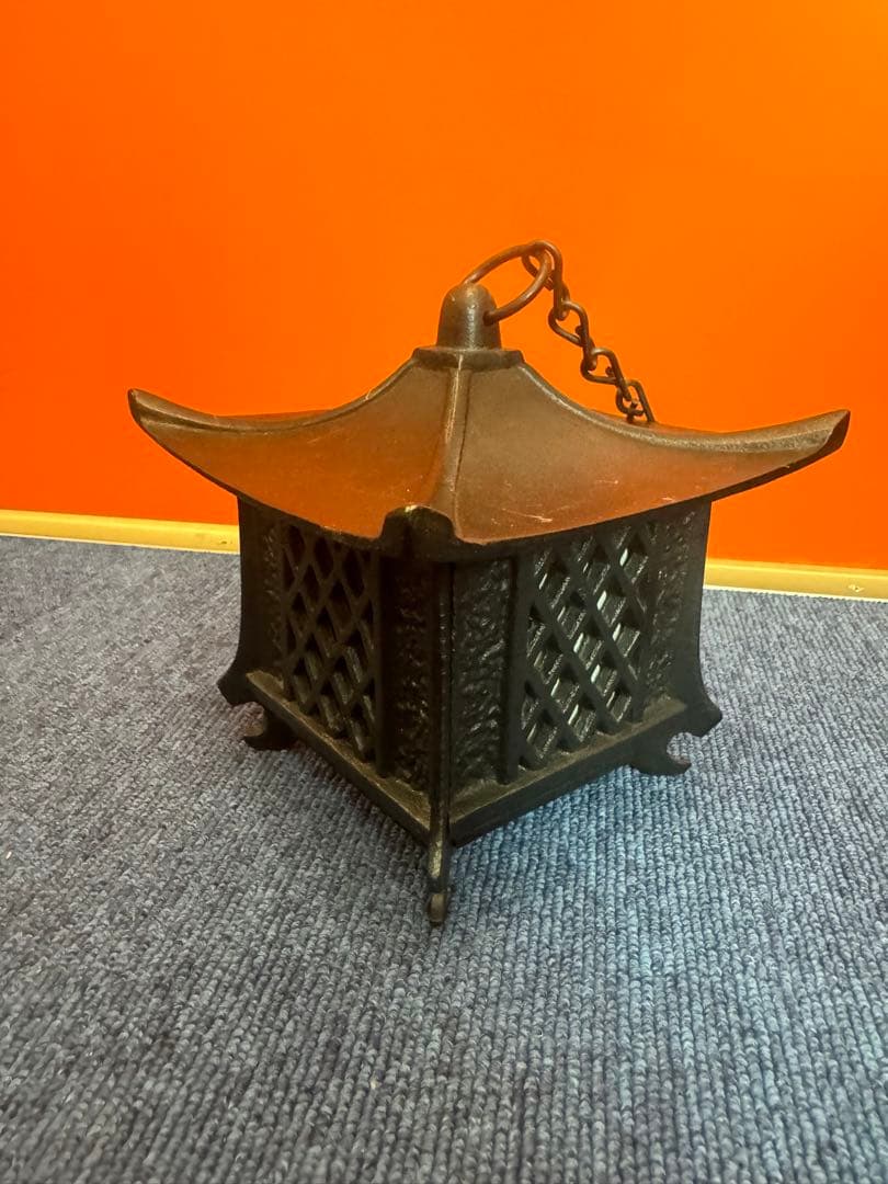 1614 古典　南部鉄器　照光堂　吊灯篭