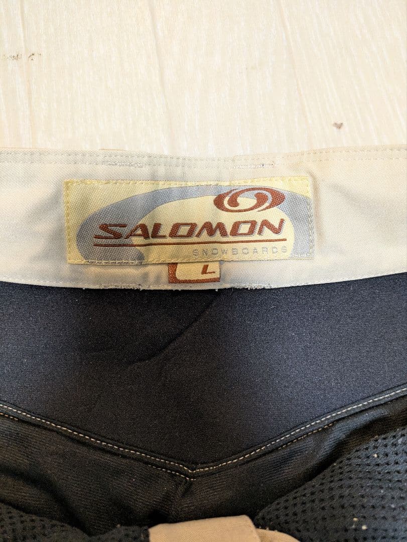 SALOMON スノーボードウェア Lサイズ ベージュ
